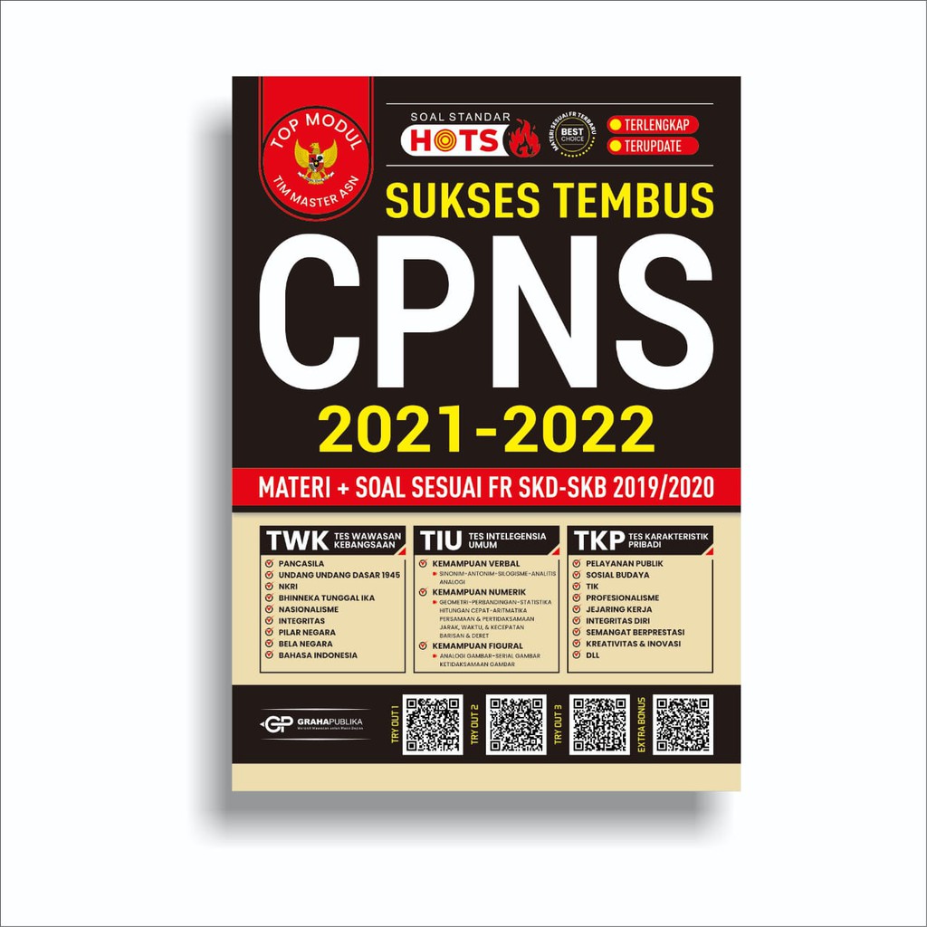 Buku CPNS 2021-2022 | TOP MODUL SUKSES TEMBUS CPNS 2021-2022 | Terkini Terupdate