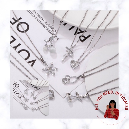 ✿AYN✿   Kalung Liontin Stainless FA02 Trendy Fashion Wanita Korea Aksesoris Murah