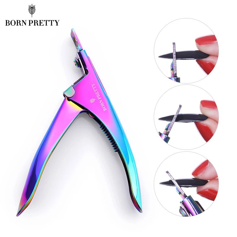 BORN PRETTY Rainbow Nail Clipper For Nail Art Manicure/ Pedicure