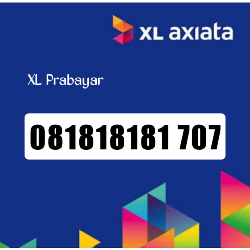 Jual Nomor Cantik XL 12 Digit Super Kwartet ABABABAB 81818181 EKOR 707 ...