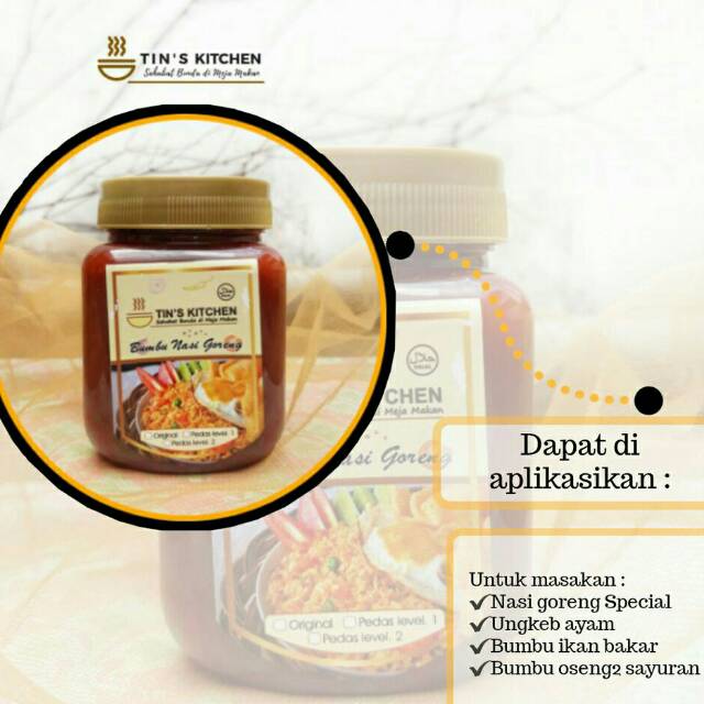 

Bumbu Nasi Goreng TIN'S KITCHEN (375gr)