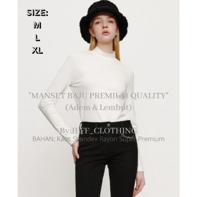 Manset Kaos Lengan Panjang | Manset Kaos Premium | Manset Premium | Manset Muslim | Mangset Baju | Manset