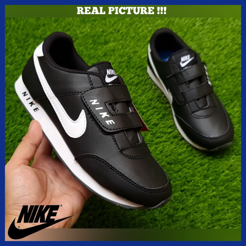 SEPATU SEKOLAH ANAK NlKE USIA 5 - 10 TAHUN / SEPATU ANAK PRIA DAN WANITA PAUD TK SD UNISEX / SNEAKERS NlKE JUNIOR KIDS SIZE 32 - 37 HITAM