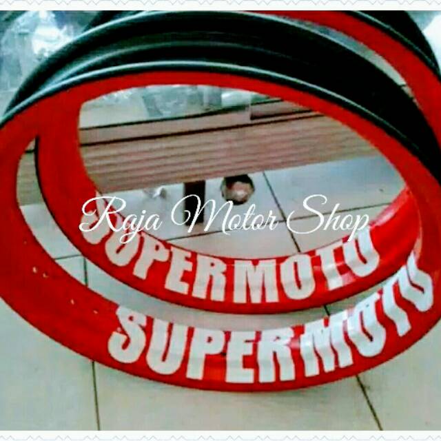 Velg Original Sprint Xd costum SuperMoto ring 17 x 250/300 regues warna cat tulisan