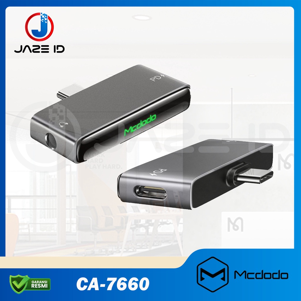 MCDODO CA-7660 Audio Adapter Type C To jACK 3.5MM Type C Charging Call