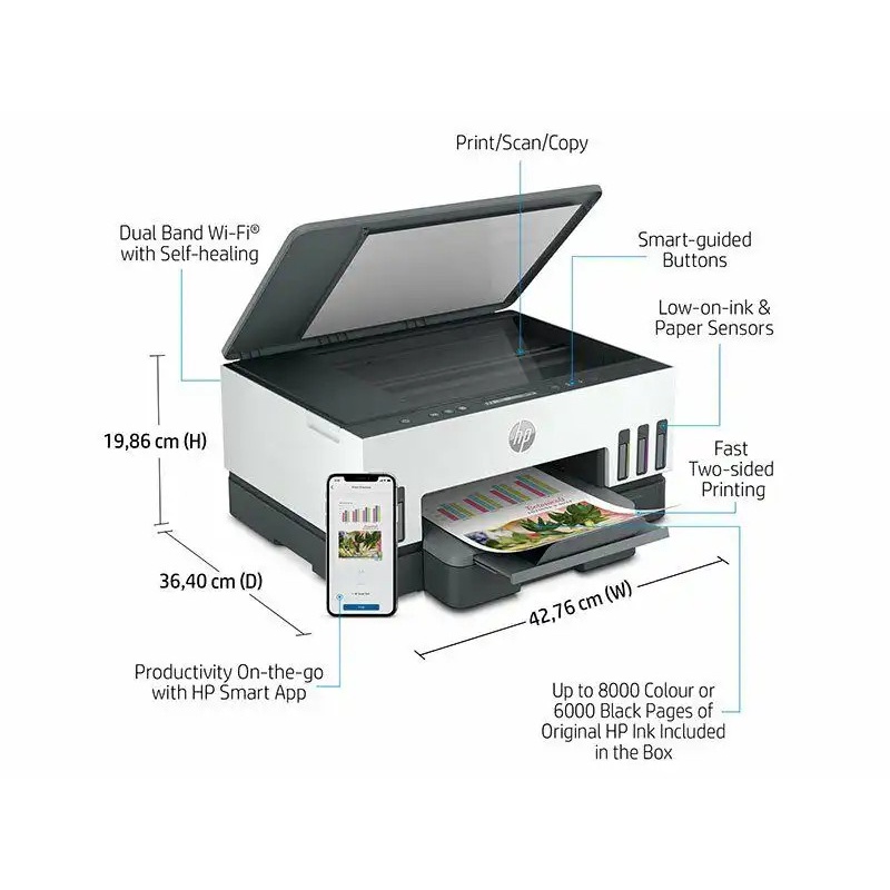 HP Smart Tank 720 Print Scan Copy Wireless Duplex