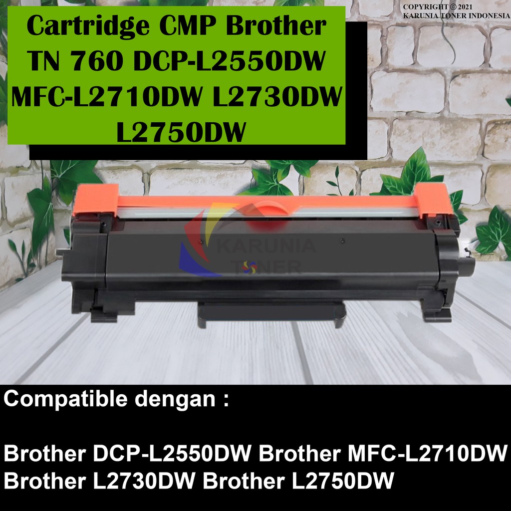 Cartridge Compatible BROTHER TN760 TN 760 DCP-L2550DW MFC-L2710DW L2730DW L2750DW L 2550 2710 2730