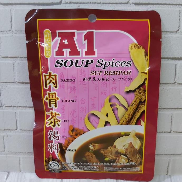 

[[BISA COD]] A1 bah kut teh / A1 bak kut teh / A1 soup spices sup rempah TERPERCAYA Kode 781