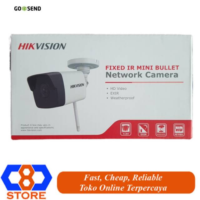 IP CAMERA HIKVISION DS-2CV1021G0-IDW 1021 OUTDOOR 2MP WIRELESS RESMI