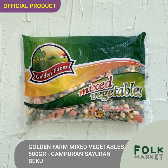 Jual Golden Farm Mixed Vegetables 500gr Campuran Sayur Beku Indonesia