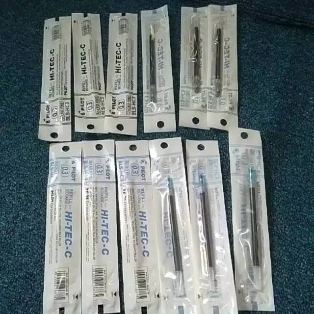 

Refill / isi bolpoin pilot Hitec-c 0.3, 0.25 dan 0.4 ( 1 lusin)