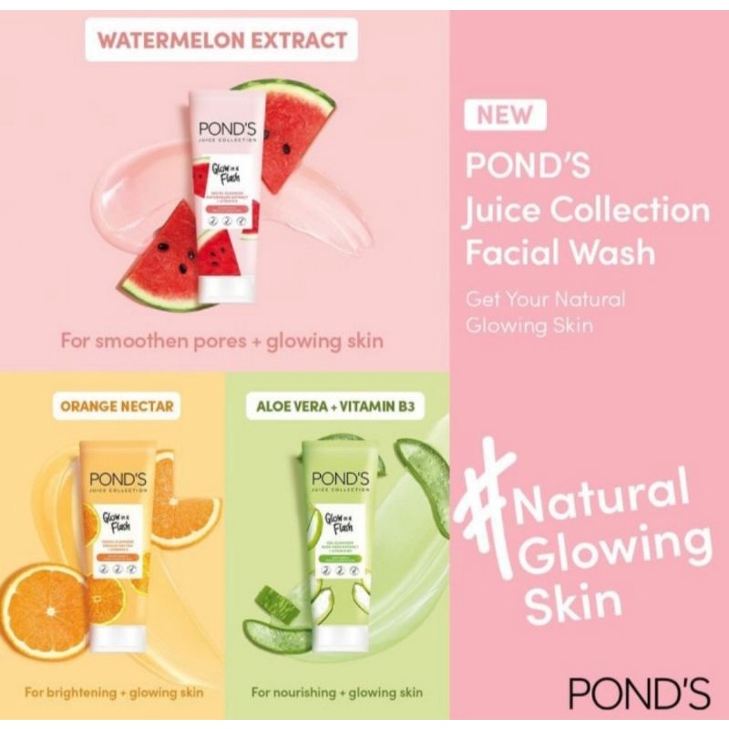 Ponds Juice Collection Facial Foam