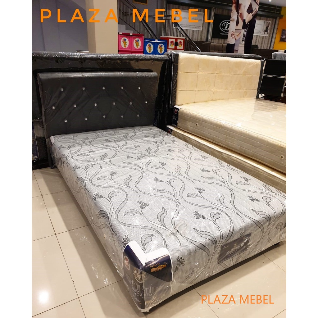Matras Tempat Tdur Springbed Box Spring Kasur American Indopillo Uk. 120 - 180  FULLSET
