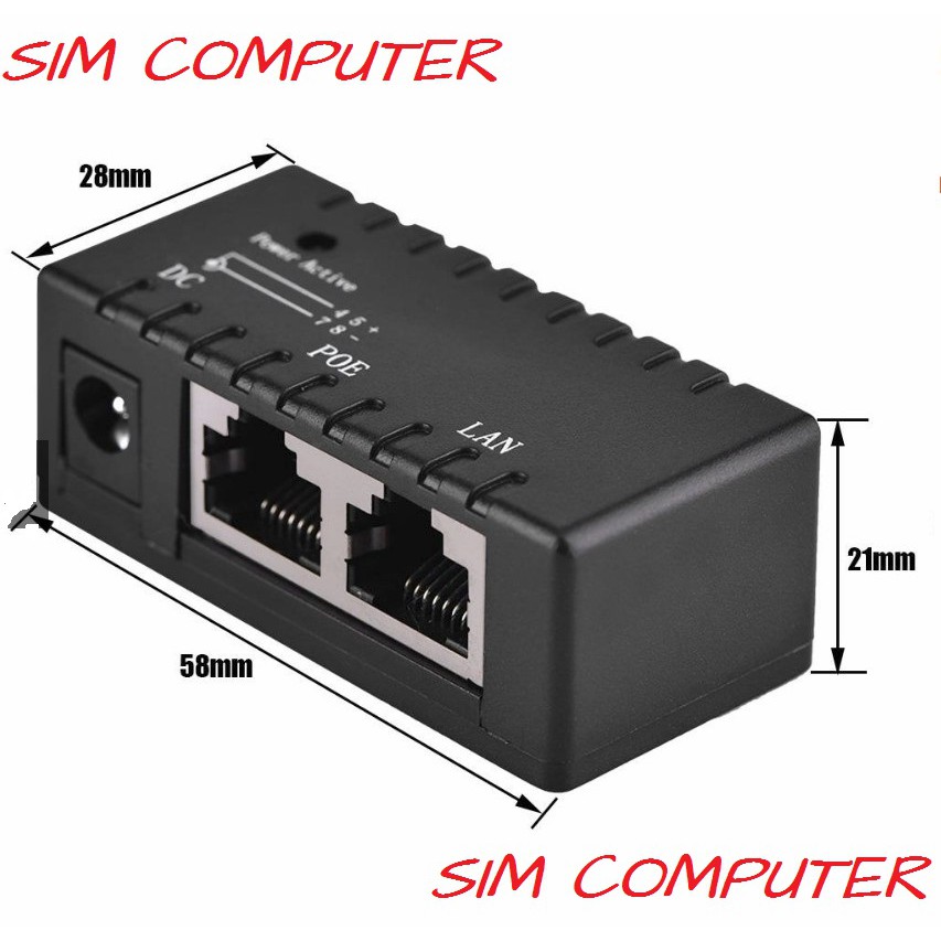POE Injector POE Splitter Power Over Ethernet
