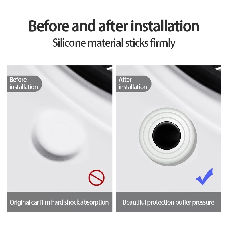 5Pc/Set Universal Car Door Soundproof Damping Rubber Gasket /  Prevent Car Door Abnormal Noise Pad