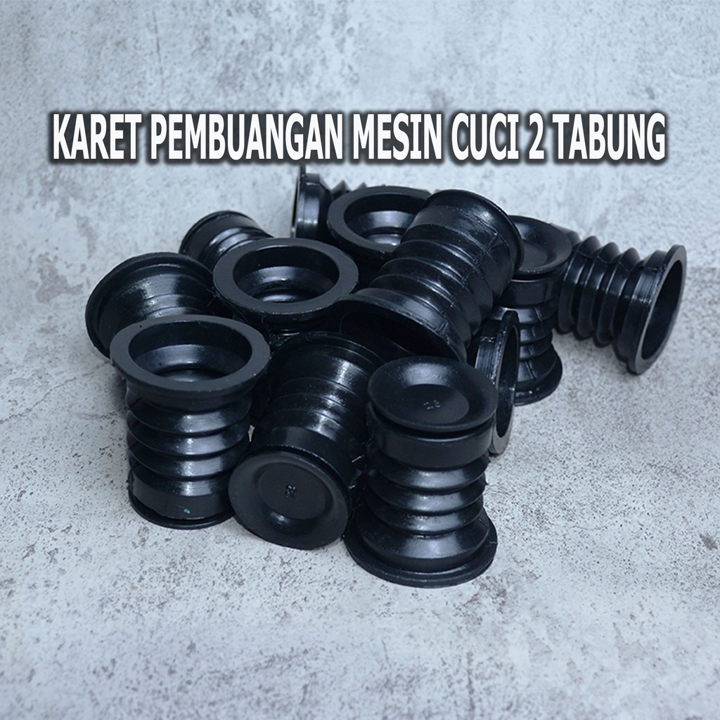 klep buang / seal pembuangan mesin cuci 1 tabung dan 2 tabung