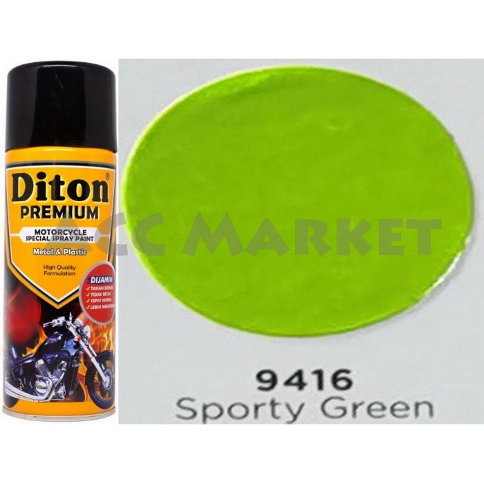 Pilox Diton Premium Pilok Pylox Hijau Sporty Green 9416