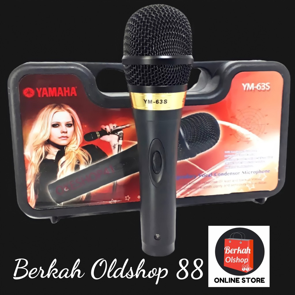 Berkah Oldshop 88 - Microphone YAMAHA YM-63S KOPER