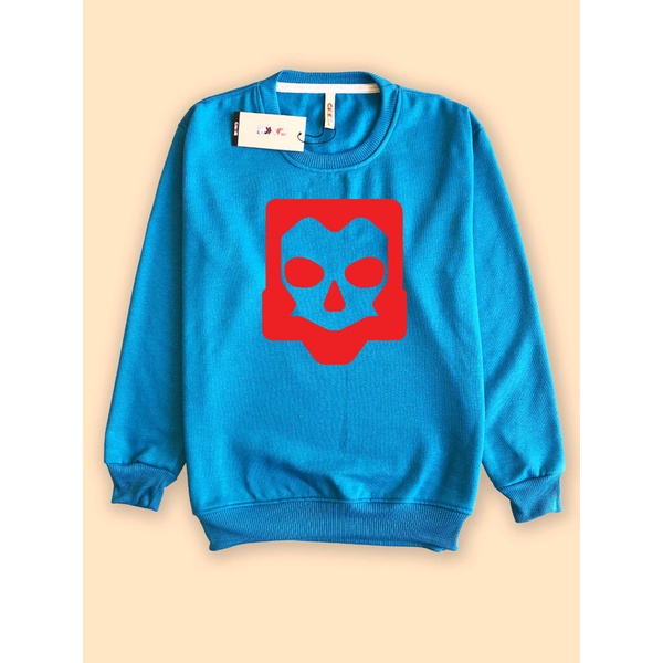 Sweater Sweatshirt Gaming Valorant Yoru Oni Mask Red Logo
