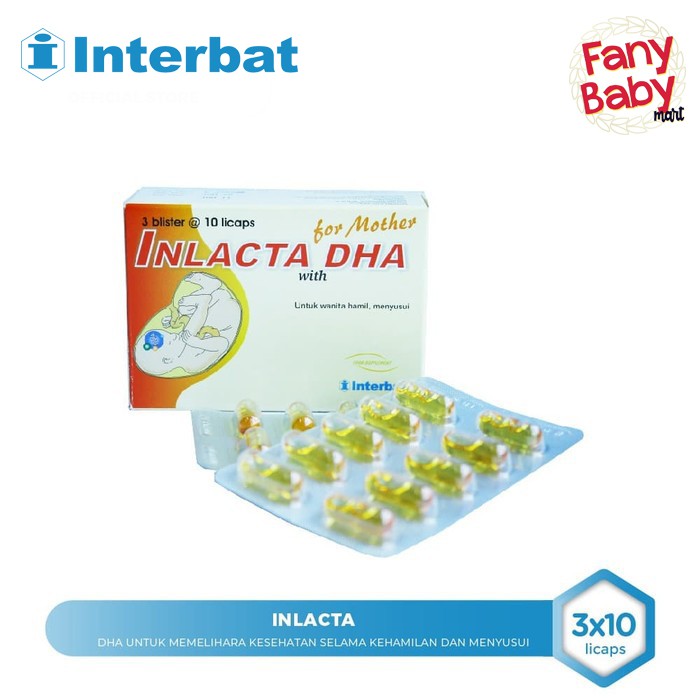 INTERBAT INLACTA DHA LICAPS 30 KAPSUL