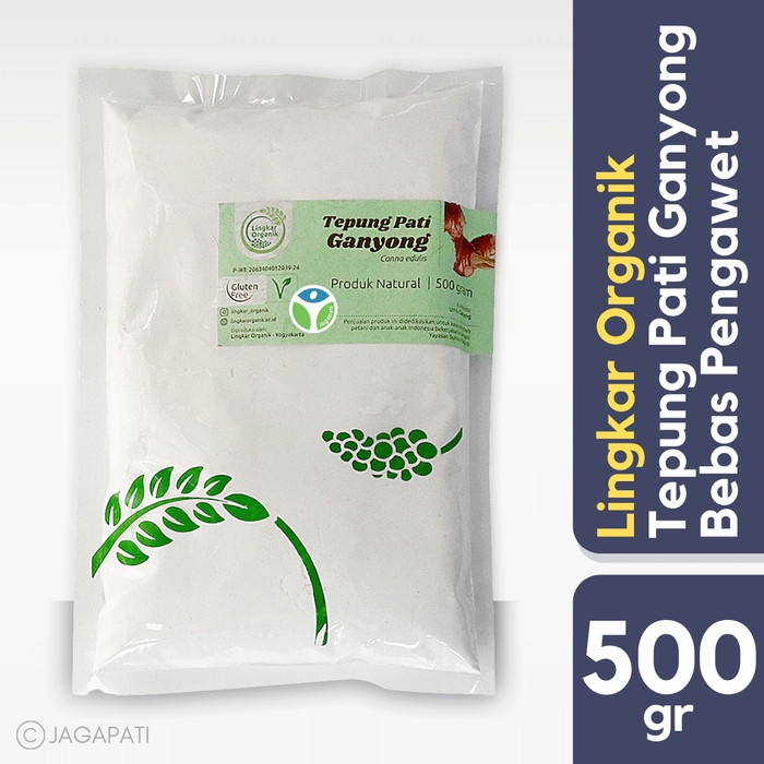 

Ketan-Beras-Tepung- Lingkar Organik - Tepung Pati Ganyong 500Gr -Tepung Organik -Tepung-Beras-Ketan.