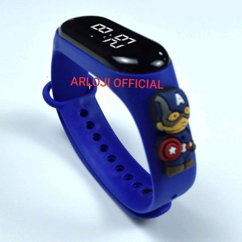 Gelang  Jam tangan LED anak karakter lucu