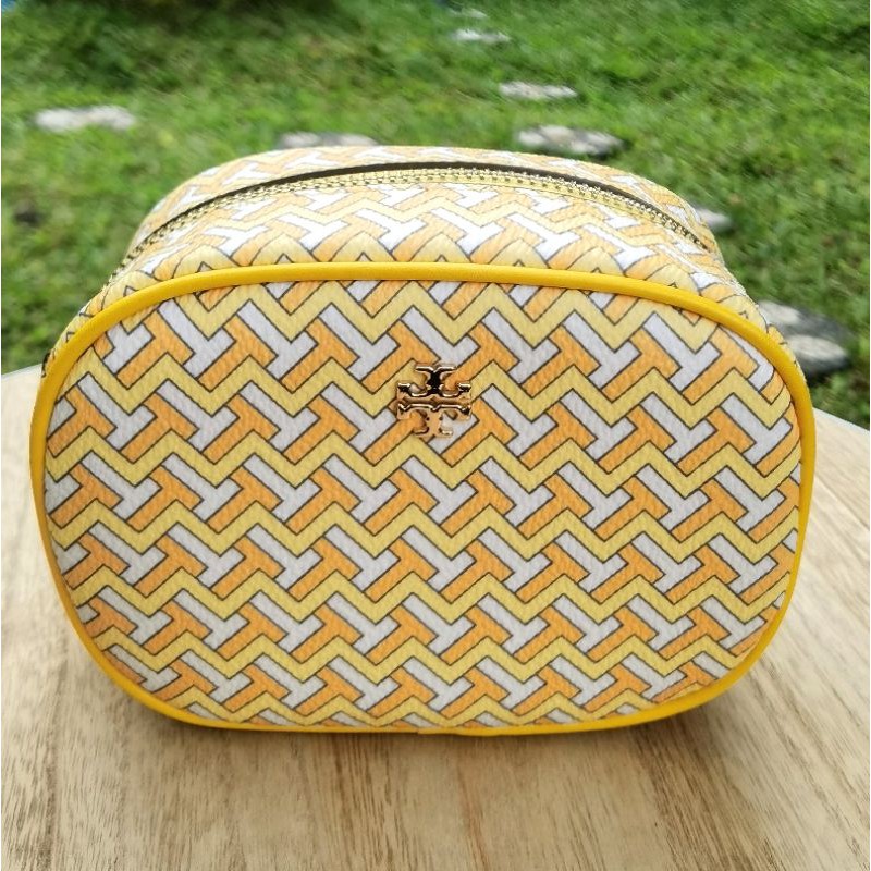 Tory Burch Tilet Cosmetic Pouch Daylily Tzag