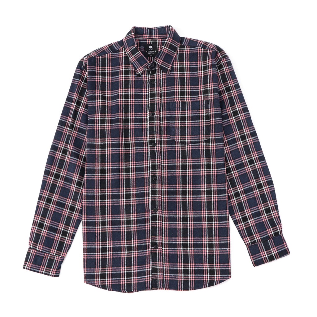 Hommes Apparel FS005 Pattern Rose Flannel Shirt