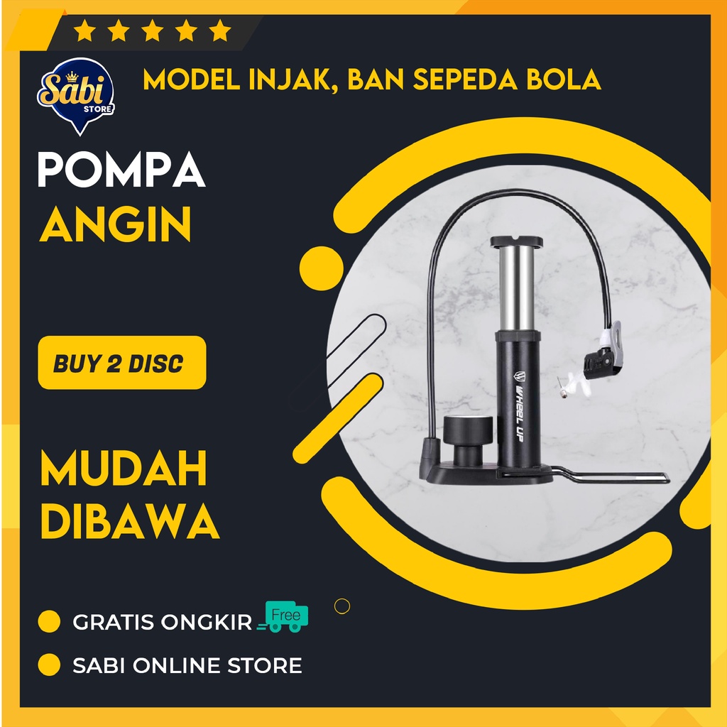 POMPA BAN INJAK / PORTABLE BAN SEPEDA
