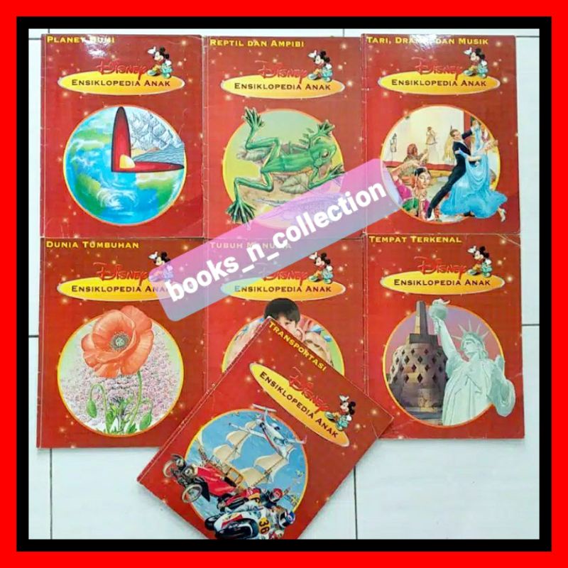 buku Ensiklopedia anak preloved bermacam judul