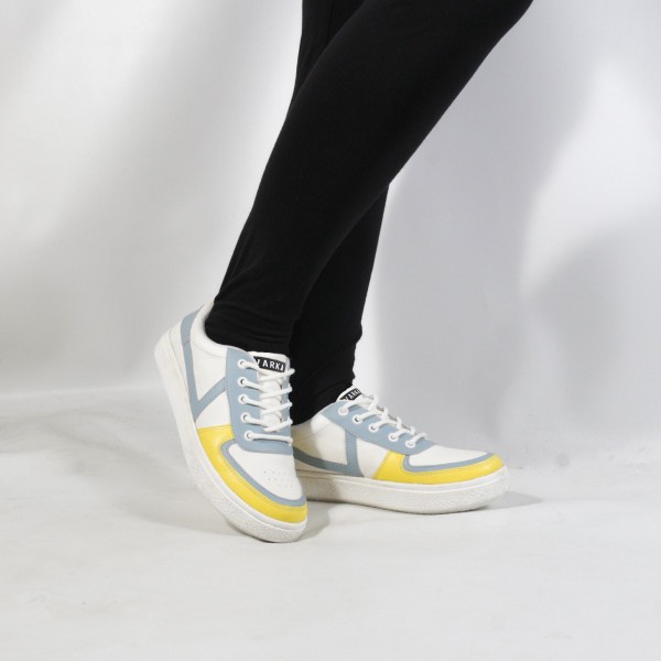 Sepatu Sneakers Wanita Terbaru V 3811 Brand Varka Sepatu Kets Wanita Kuliah Kerja Hangout -  Putih