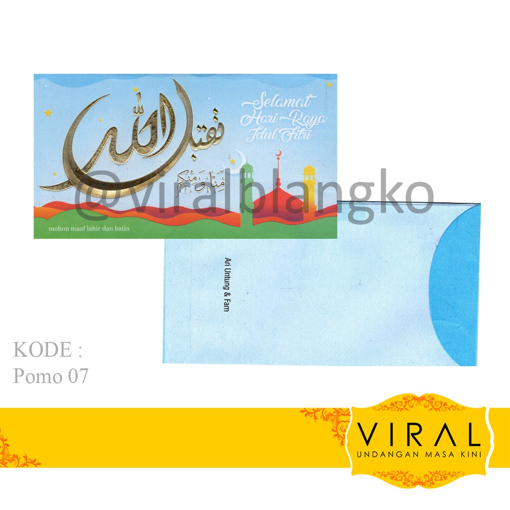 

Angpau Uang Pomo Foil 07 Isi 50 Harga Murah