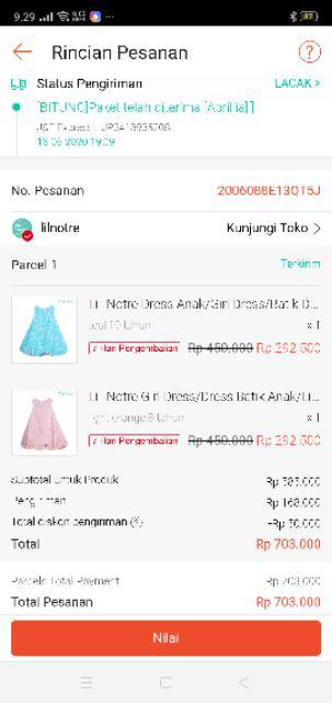 Lil Notre Dress Anak/girl Dress/batik Dress/lilnotre/filippa Dress/teal/1-12 Tahun
