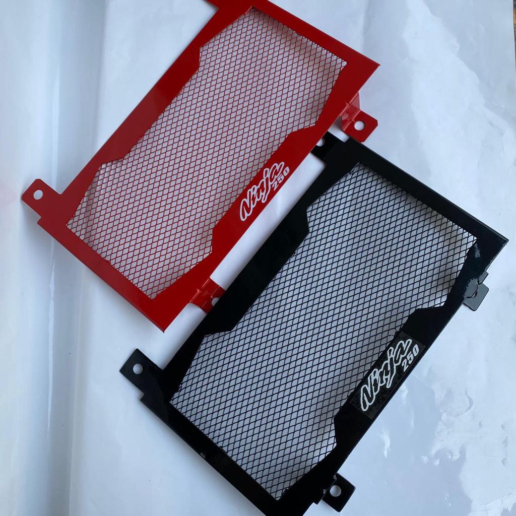 Pelindung radiator kawasaki ninja 250 fi old tutup radiator kawasaki ninja 250 fi old