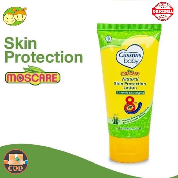 Cussons Baby Lotion Moscare Skin Protection - Losion Bayi Anti Nyamuk 50gr 100gr_Cerianti