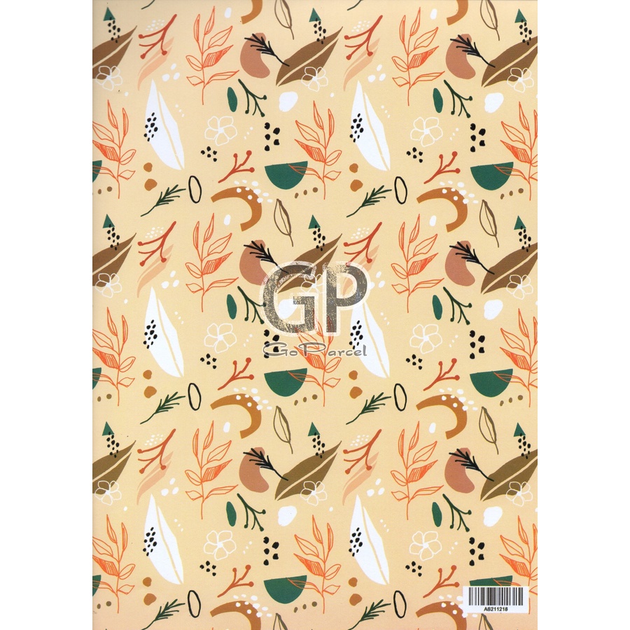 ( 5 Lembar ) KERTAS KADO VL - GIFT WRAP PAPER AESTHETIC STYLE BROWN CLASSIC VINTAGE ELEGANT FANCY BACKGROUND