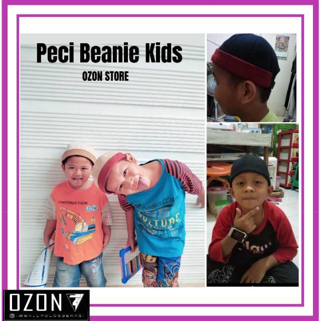 Peci Beanie Peci Anak Miki Hat Anak Topi Anak Kopiah Peci Sholat Anak Cap Hijrah