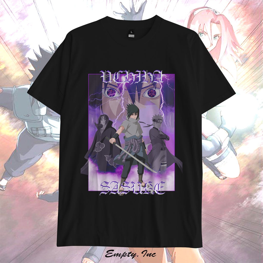 Sasuke Tshirt Kaos Naruto Movie Tee