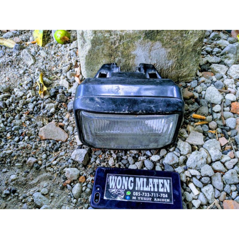 LAMPU GLMAX ORI  BATOK GL MAX SET REFLEKTOR HEADLAMP DEPAN ORIGINAL KOTAK