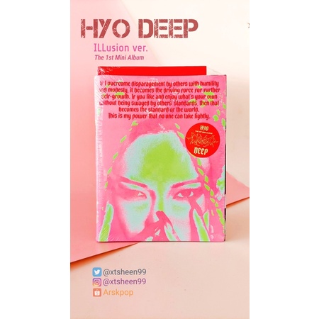 [READY STOCK] SNSD HYO (HYOYEON) - DEEP MINI ALBUM VOL 1 [Pilih version]