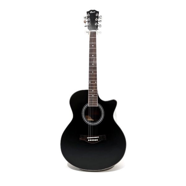 Gitar Akustik Cort Tipe AD 810 Bahan Spruce Senar String Trusrod Warna Hitam Jumbo Murah Jakarta