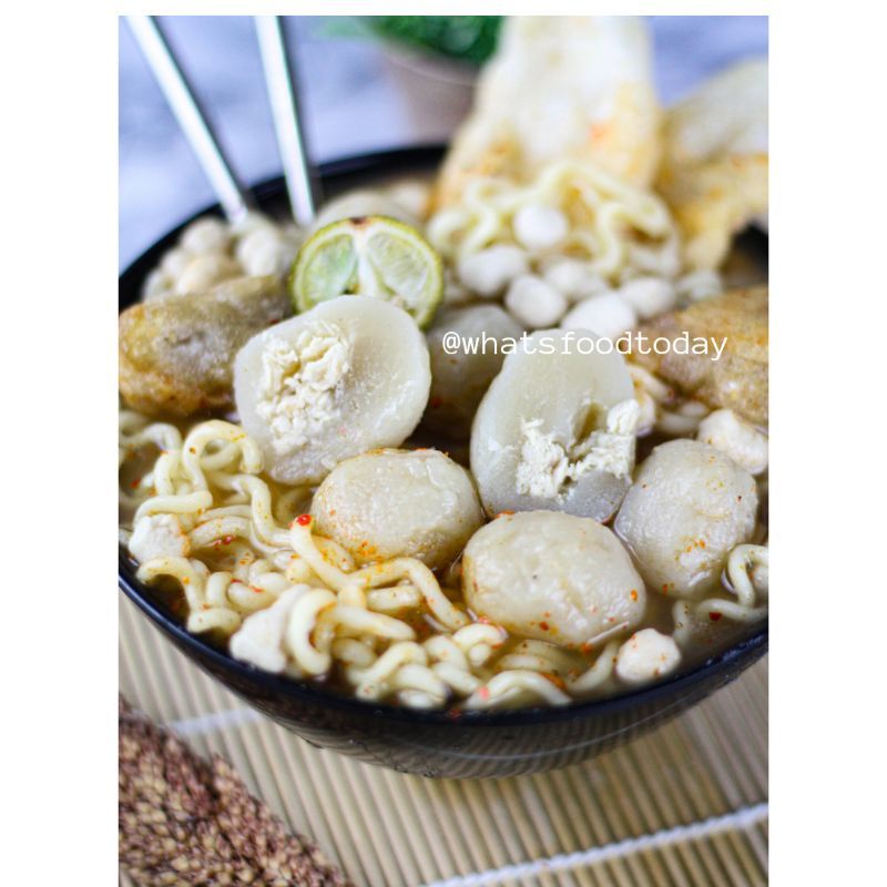 

BASO ACI/SEBLAK/BASO ACI TULANG RANGU/BASO ACI MOZARELA/BASO ACI AYAM SUWIR/BASO ACI MERCON/MAKANAN KEKINIAN/MAKANAN INSTAN