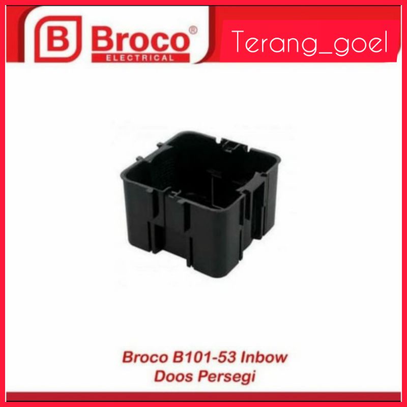 BROCO INBOW DOOS ( IB DUS ) KOTAK HITAM // IB DUSB B 101-53 SEGI HITAM BROCO