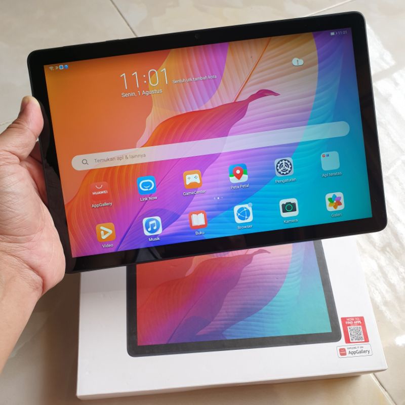 Tablet Huawei Matepad T10s 4/64 Ram 4gb Rom 64gb second oroginal mulus dan lengkap