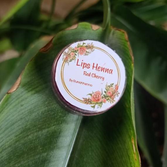 Hemat Terkini/henna bibir halal / henna lipshenna bibir halal / henna lips/produck vyralral
