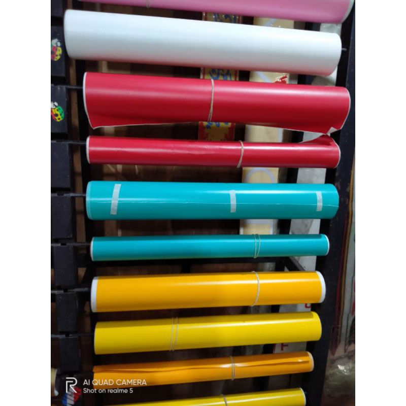 Stiker Skotlet Motor Merah Doff