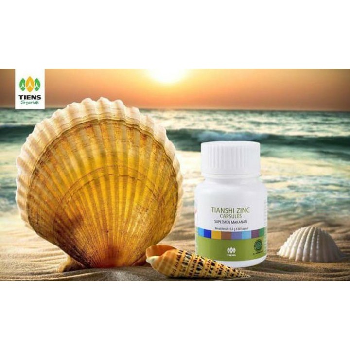 Tiens / Tianshi Zinc VITAMIN MATA ISI 50 |Penggemuk / Peninggi