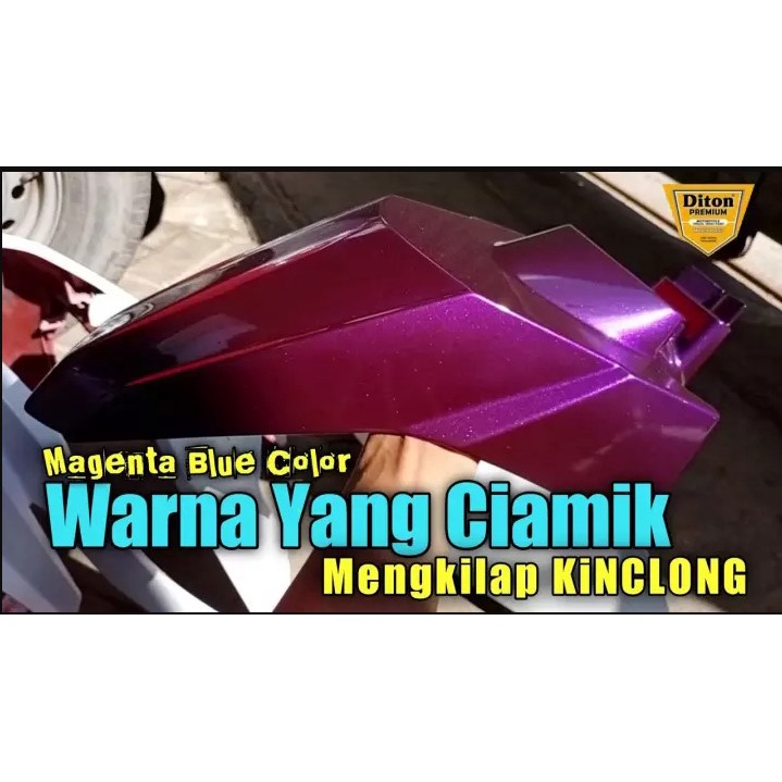 Cat Pilox Diton Premium Magenta Blue 9215 warna ungu merah biru 400cc