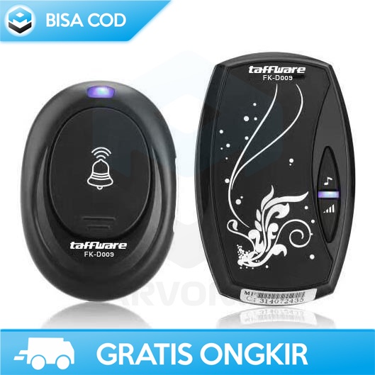 ALARM PINTU RUMAH WIRELESS WATERPROOF ORIGINAL TAFFWARE FORECUM MURAH