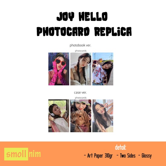 [Photocard Replica] Joy Hello